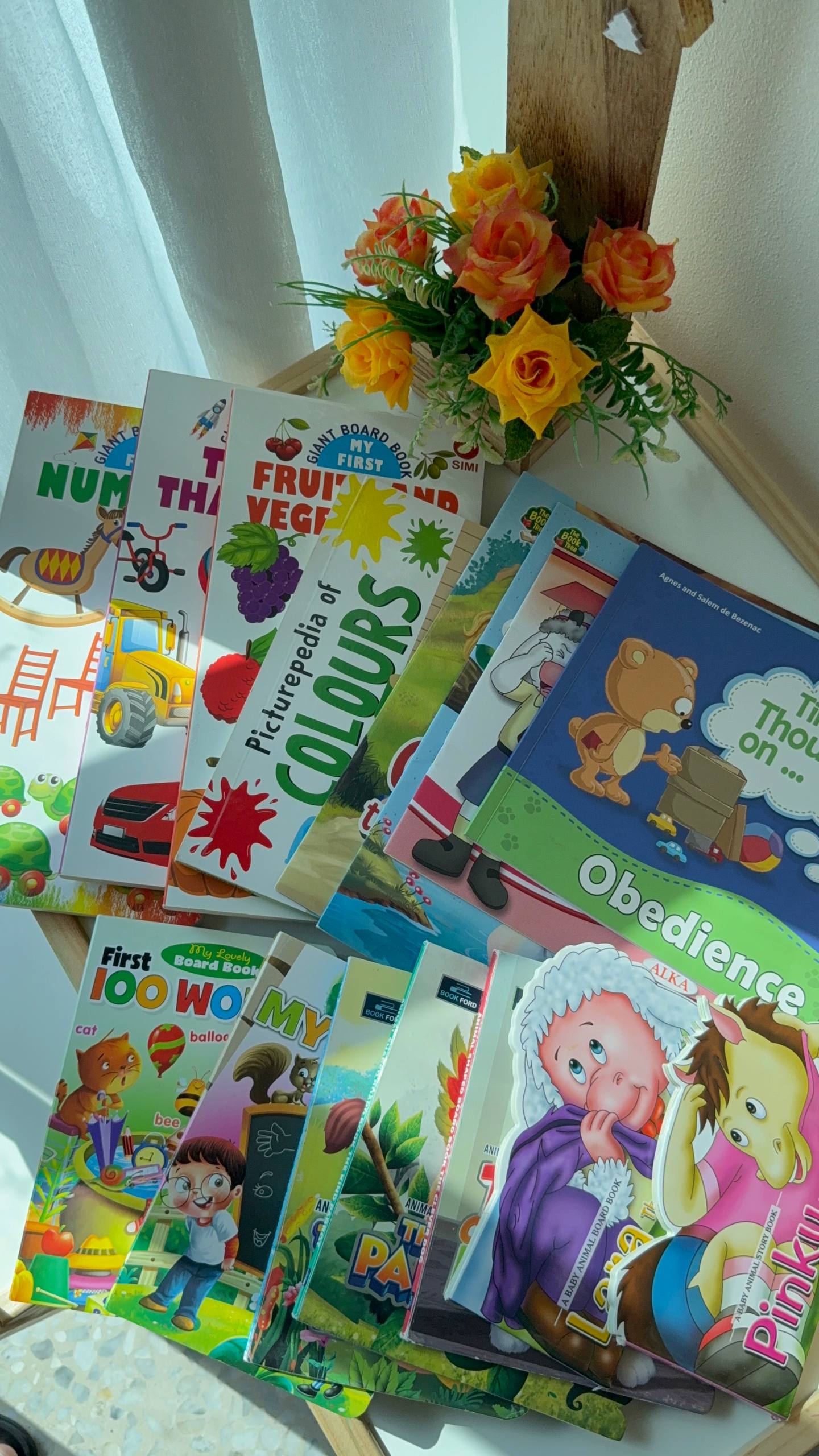 Kids' activity books and educational titles at Shameena Supermarket